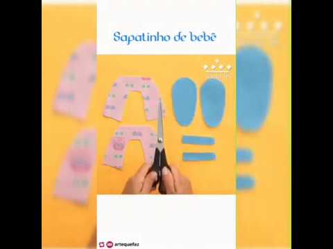 Sapatinho de Bebê com ArtinFeltros By Erica!!!