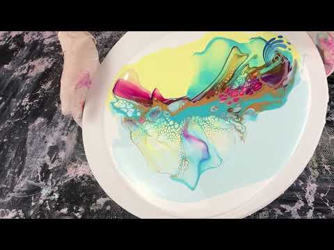 551. Sheleeart - Acrylic Fluid Art - No Spinning - taking it back to the OG titl!