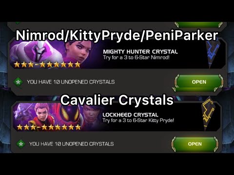 My Hunt for Kitty Pryde! Kitty Pryde Featured Cavalier Crystal Opening! Marvel Contest of Champions