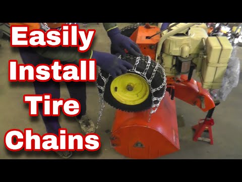Easily Install Tire Chains!