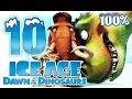 Ice Age 3 Dawn Of The Dinosaurs Walkthrough Part 10 100 PS3 X360 Wii PS2 PC Level 10