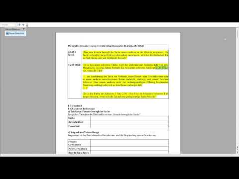 7. Theft: Examples of rules §§ 242 I, 243 StGB Overview/Introduction