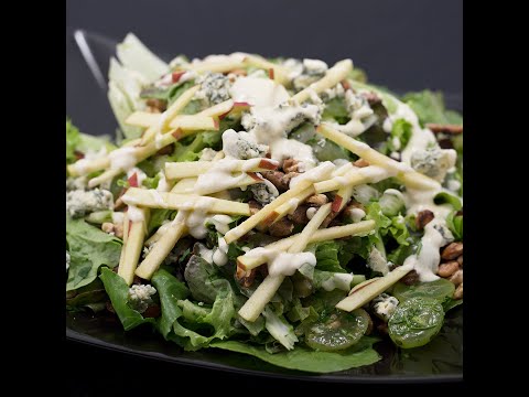 Apple, Blue Cheese and Walnut Salad