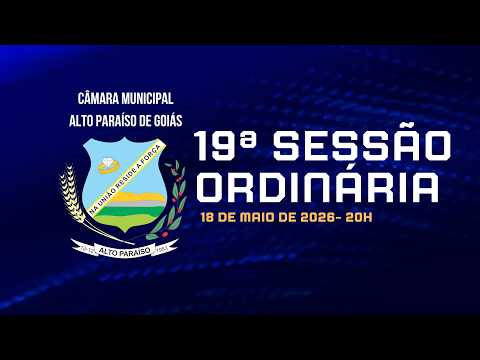 19ª Sessão Ordinária de 2026