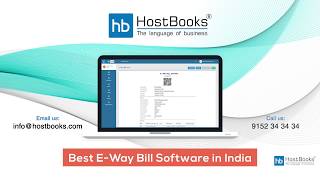 HostBooks E Way Bill Software