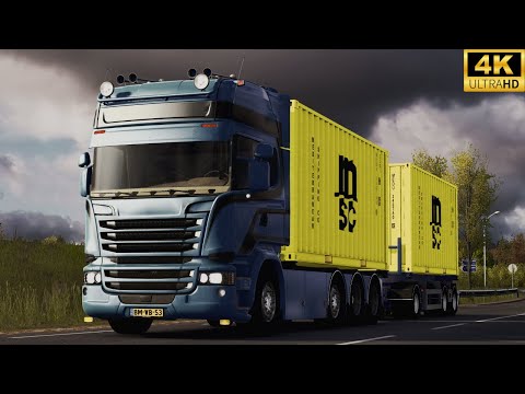 ETS2 |4K| SCANIA V8 OPEN PIPE TEKIRDAG - ISTANBUL