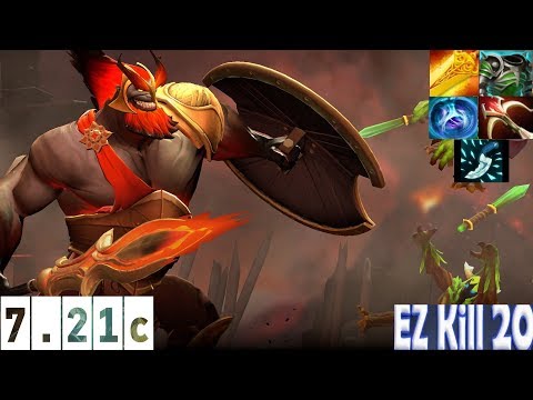 BEST GAMEPLAY MARS MID 10 MINT BLINK | 20 KILL | UNKILLEBLE HERO OP MARS | DOTA 2 7.21c