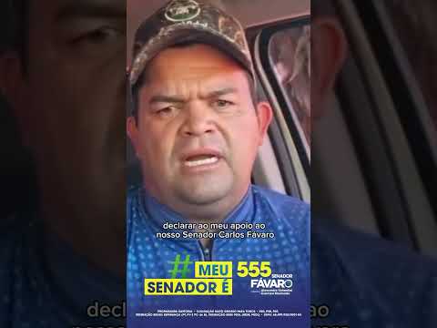 O apoio que chega de Vila Bela da Santíssima Trindade me dá ainda mais força para continuar…