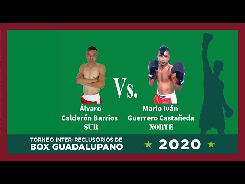 Torneo inter-reclusorios de Box 2020 Álvaro Calderón Vs Mario Iván Guerrero