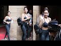 Malaika Arora Looking H T In Black Gym Outfit Spotted At Bandra Malaikaarora Tellyfilms