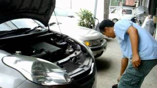 preview picture of video 'December 19, 2011 Perodua Myvi WRC 2909 Replace New Battery'