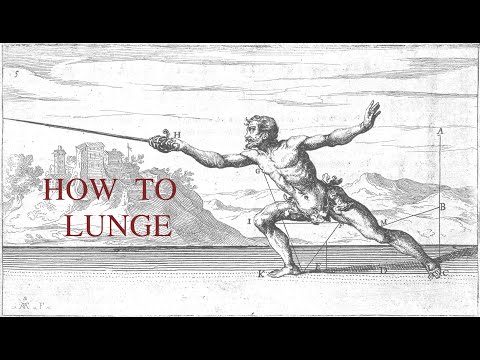 How To Lunge with a Rapier