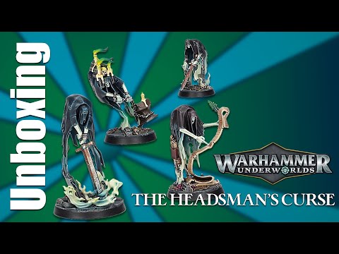 Unboxing The Headsman's Curse Warhammer Underworlds warband #boardgames