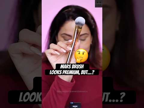Is This the BEST Foundation Brush Ever? 👀💖 MARS Flat Foundation Brush - Golden