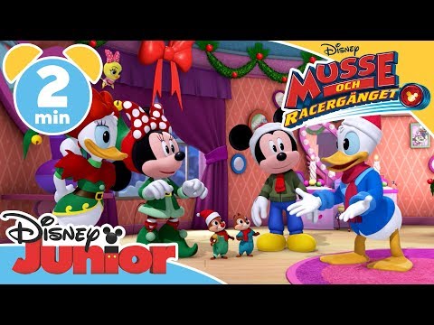 Musse och Racergänget | Julfesten 🎄- Disney Junior Sverige