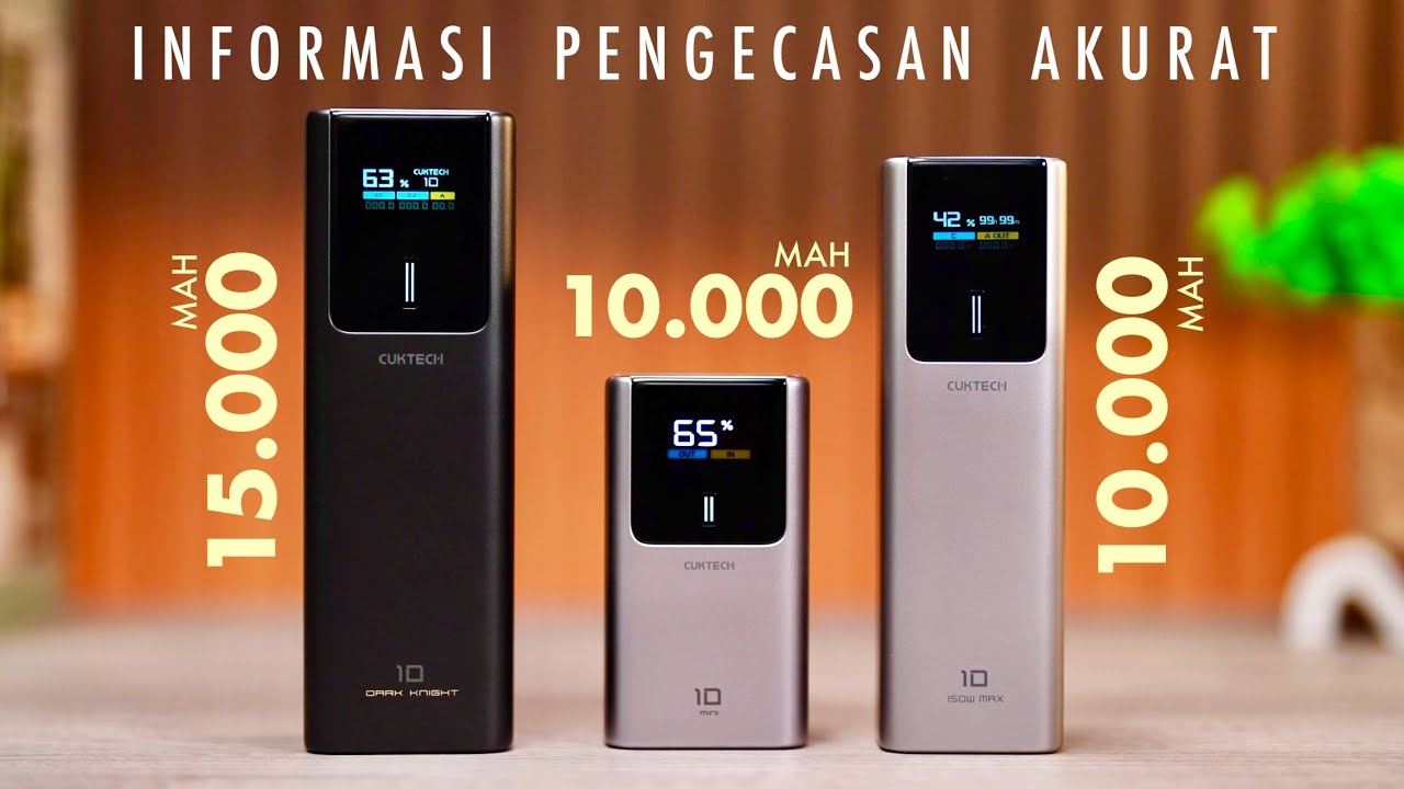 Powerbank Pintar! CUKTECH 10, CUKTECH 10 Plus, & CUKTECH 10 Mini Review