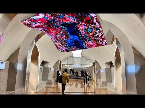 Metrô de Moscou. Rizhskaya (linha Bolshaya Koltsevaya). 4K