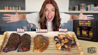 Easy Smoked Ribs, Salmon & Wings! Try The Double Smoked Ham Kit 3 Ways!