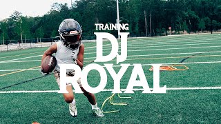 FOOTBALL TRAINING! 🏈💪🏿 Dj Royal Training (HIGHLIGHTS)
