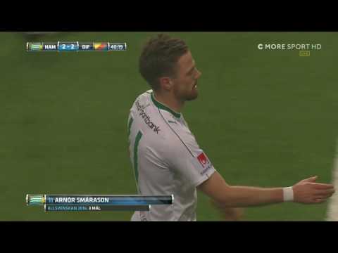 Hammarby utjämnar i derbyt - Smarason sätter 2-2 - TV4 Sport