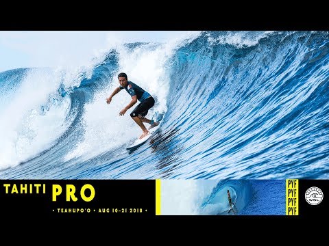 Carmichael vs. Flores vs. Duru - Round One, Heat 1 - Tahiti Pro Teahupo'o 2018