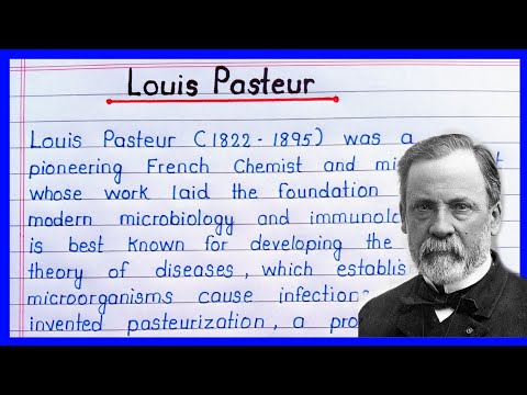 Essay on Louis Pasteur in English || Louis Pasteur Essay in English || Write About Louis Pasteur ||