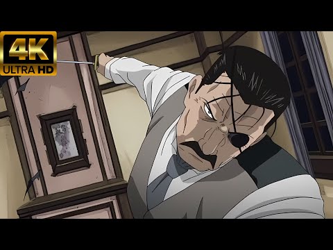 Greed vs Wrath 4K - Fullmetal Alchemist Brotherhood EP45