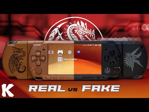 Monster Hunter PSP 2000 & 3000 Shells | Real vs Fake