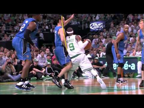 Magic vs Celtics Game 3 Rajon Rondo highlights   11 points, 12 assists