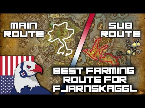 Best Fjarnskaggl Farming Route (still good with flying) - Legion Gold Farming 7.2 with Herbalism