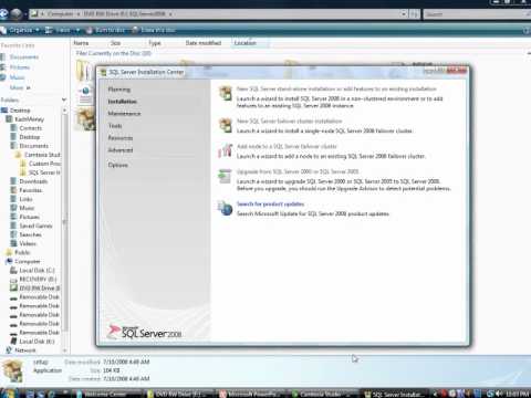 Installation of SQL Server 2008 - SQL Tutorial