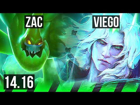 ZAC vs VIEGO (JGL) | 2/2/19, Rank 7 Zac | BR Challenger | 14.16