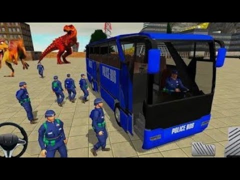 Offroad Police Bus Driving - Hill Dangerous Duty Simulator Games 2022 - #97 Android Gameplay