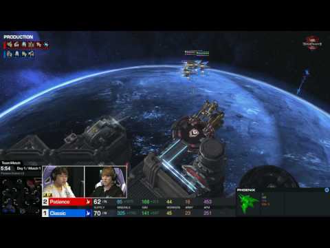 VSL SC2 - Patience vs Classic [PvP] - 2017 S1 Team Match - Match1 4Set