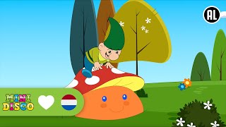 Op Een Grote Paddenstoel 🍄 | Kinderliedjes | Liedjes voor Peuters en Kleuters | Minidisco