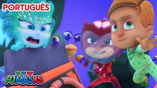 Surge um vilão submarino! | PJ Masks em Português episódios completos #superherois