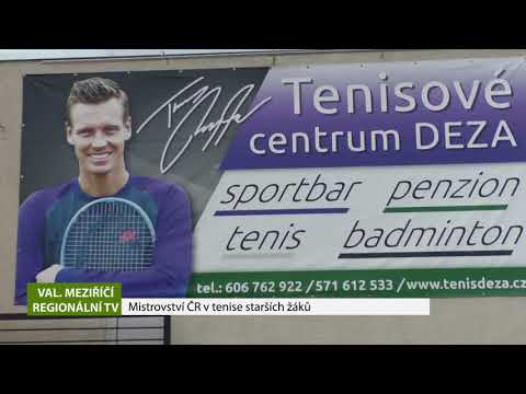 VALAŠSKÉ MEZIŘÍČÍ: Mistrovství ČR v tenise starších žáků