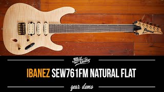 Video thumbnail for Ibanez SEW761FM Natural Flat - Gear Demo by Max Guitar Store
