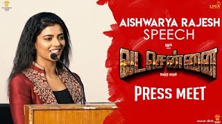 Download lagu VADACHENNAI - Aishwarya Rajesh Speech at Press Meet | Vetri Maaran | Wunderbar Films mp3