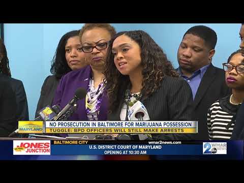 Marijuana possession no longer prosecuted in Baltimore