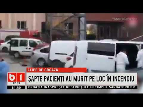 TURCIA - INCENDIU LA O SECTIE ATI CU PACIENTI COVID_Stiri b1_19 decembrie 2020