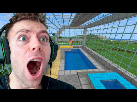 Bygger en Svømmehal i vores Minecraft By