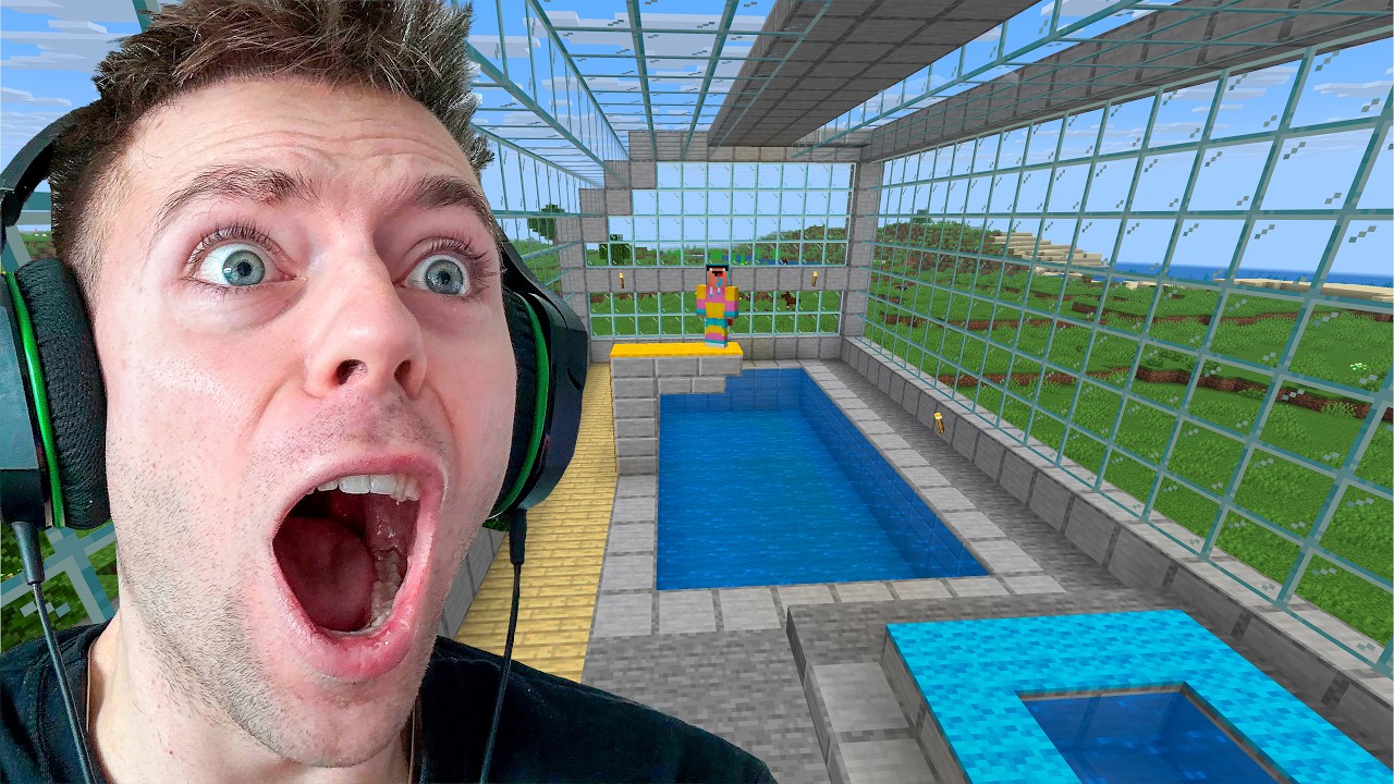 Bygger en Svømmehal i vores Minecraft By