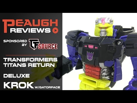 Video Review: Transformers: Titans Return - Deluxe KROK w/Gatorface