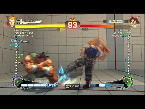 SSFIVAE~ Guile (Blue Emblem) vs.  T.Hawk (Itazan0429) HD