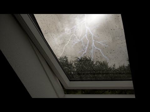 Regen am Dachfenster (Ohne Wiederholung) Regengeräusche zum Einschlafen