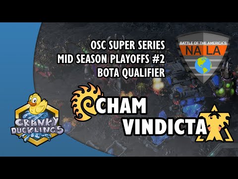 Cham vs Vindicta - ZvT | OSC Super Series Playoffs #2: BotA Qualifier | StarCraft 2 Tournament