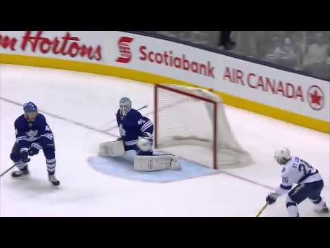 Incredible glove save by Bernier @ Lightning