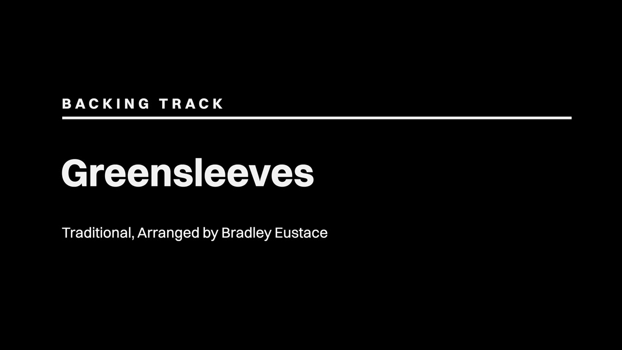 Greensleeves – Backing Track
