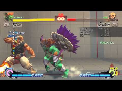 Blanka's Electric Thunder using Slide method
